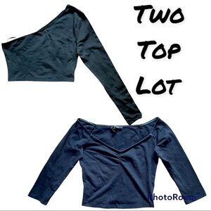 Forever 21 Black Crop Top Bundle XS